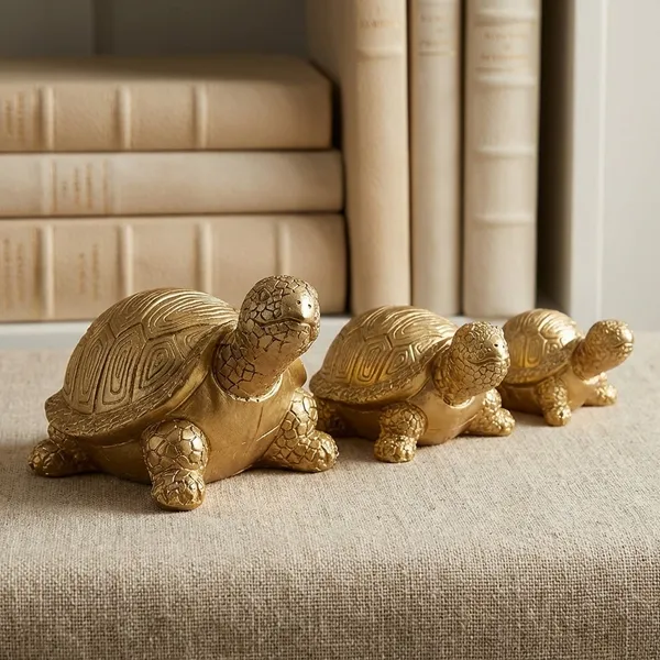 White_Turtle_Figurine_Set