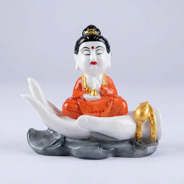 Multicolor_Buddha_Figurine_On_Palm_Resin_Showpiece