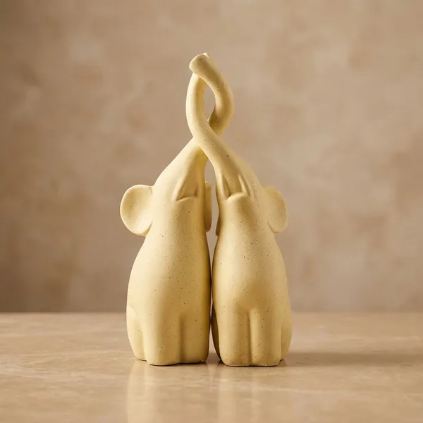 Ceramic_Ceramic_Elephant_Statue_Set