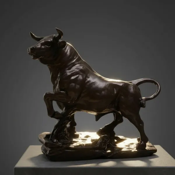 Multicolor_Resin_Bull_Statue