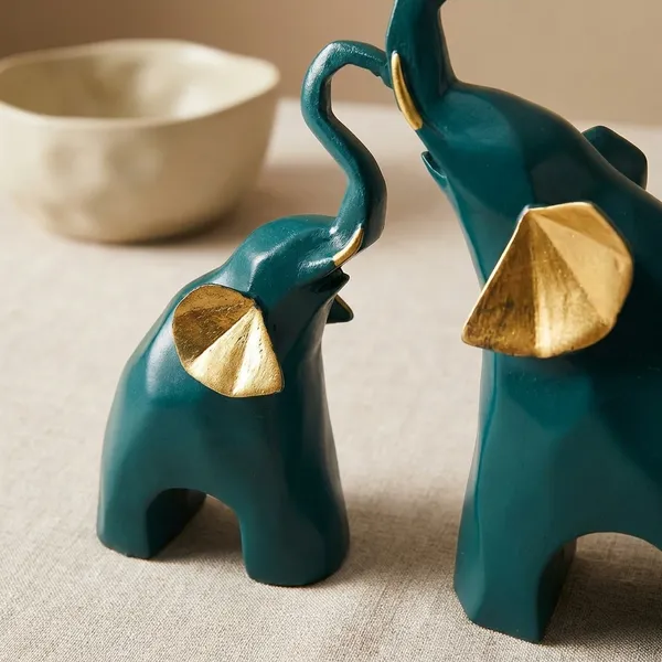 Multicolor_Polyresin_Elephant_Showpiece