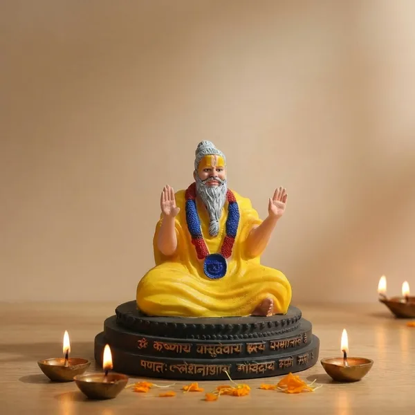 Yellow_Premanand_Ji_Maharaj_Polyresin_Idol