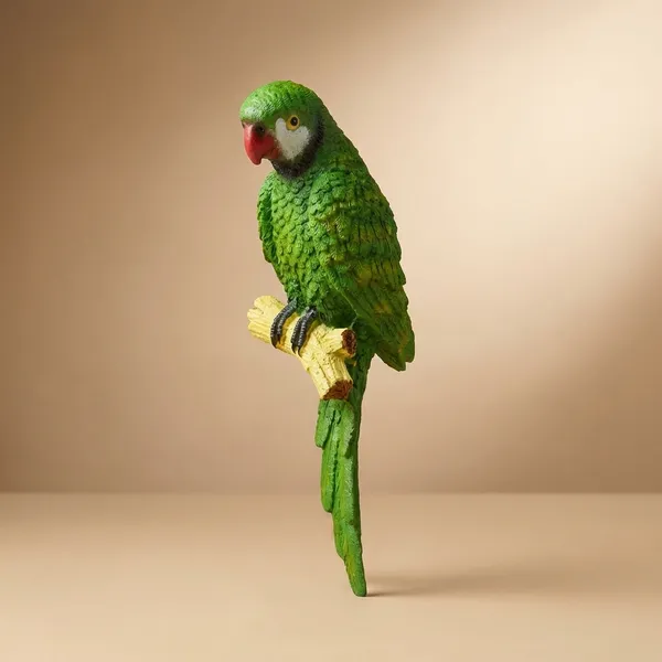 Green_Resin_Parrot_Wall_Sculpture