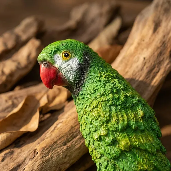 Green_Resin_Parrot_Wall_Sculpture