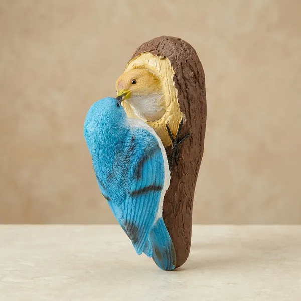 Blue_And_Brown_Robin_Tree_Hanging_Birds_Showpiece