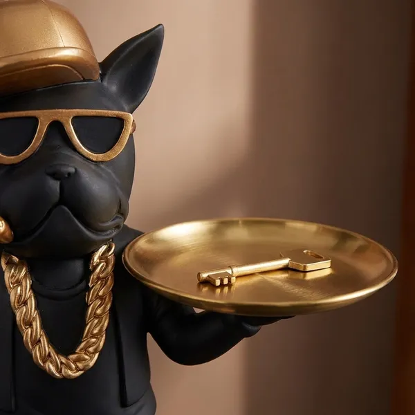 Black_French_Bulldog_Resin_Tray_Holder