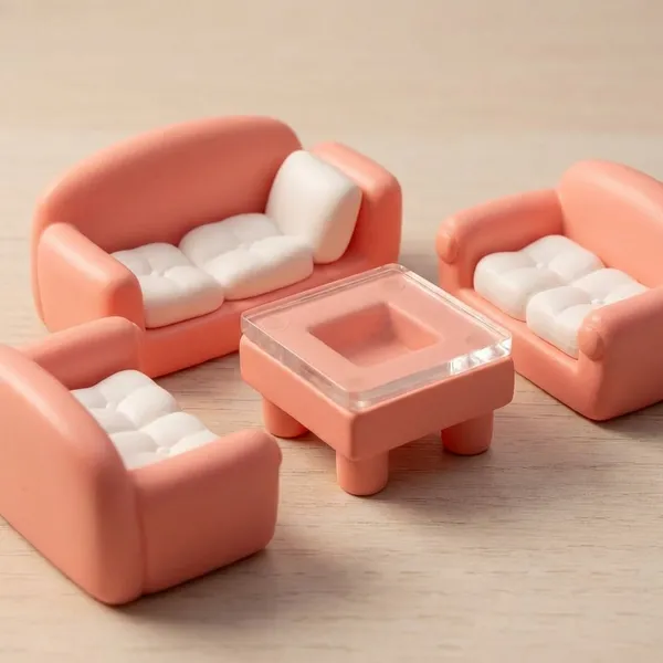 White_Dollhouse_Living_Room_Furniture_Set