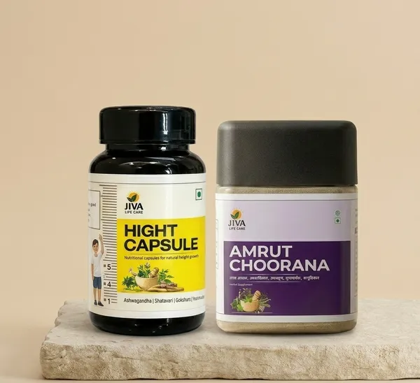 Jiva_Life_Care_Hight_Capsule_-_Ayurvedic_Height_Growth_Supplement_And_Jiva_Amrut_Choorana_-_Natural_Immunity_Boost_&_Body_Detox_Powder_Pack_Of_2