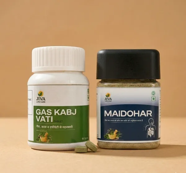 Jiva_Ayurveda_Gas_Kabj_Vati_-_Ayurvedic_Digestive_Relief_Supplement_And_Maidohar_Digestive_Care_Powder_For_Gas,_Constipation_&_Bloating_Pack_Of_2