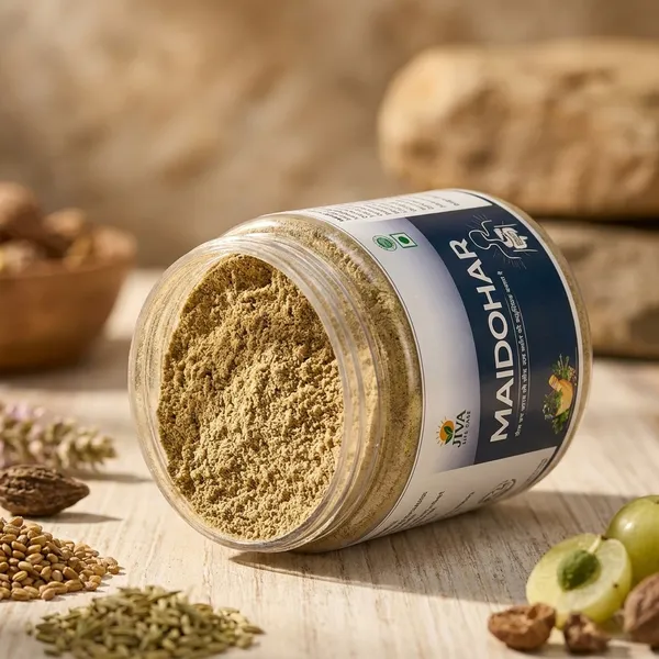 Jiva_Stone_Care_-_Ayurvedic_Kidney_Stone_Relief_&_Urinary_Health_Support_Chocolate_Flavor_And_Maidohar_-_Ayurvedic_Digestive_Care_Powder_Pack_Of_2