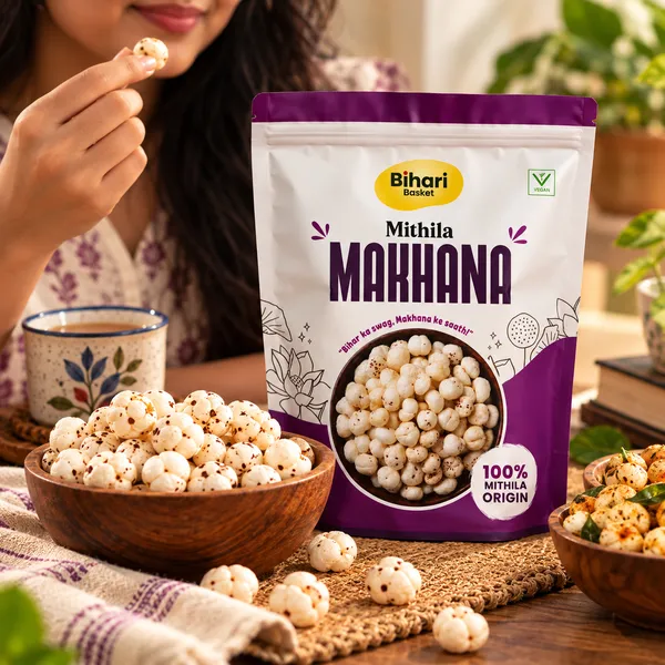 Mithila_Makhana_6+Suta_Hand-Picked_(Fox_Nuts)_200_G_-_Bihari_Basket