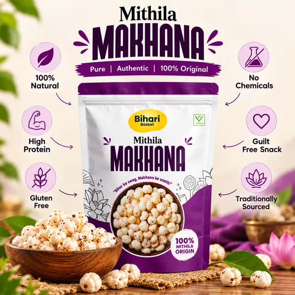 Mithila_Makhana_6+Suta_Hand-Picked_(Fox_Nuts)_200_G_-_Bihari_Basket
