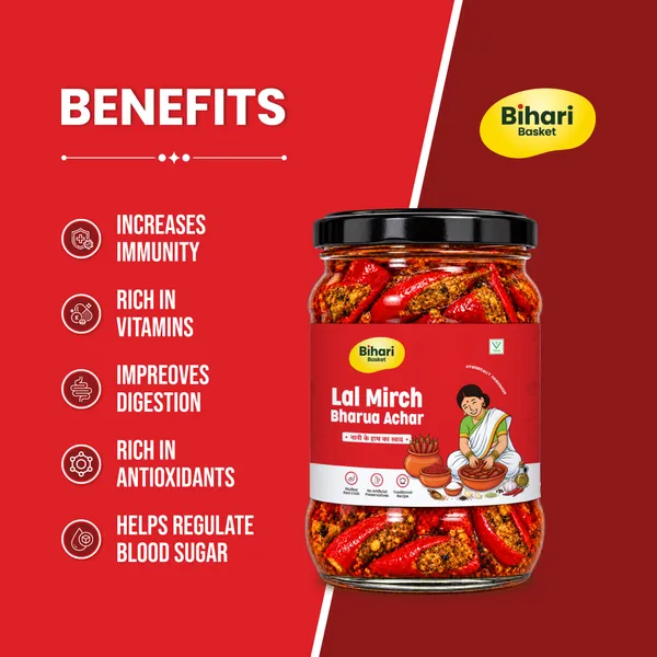 Lal_Mirch_Bharwa_Achar_-_Stuffed_Red_Chilli_Pickle_-_500gm_|_Bihari_Basket