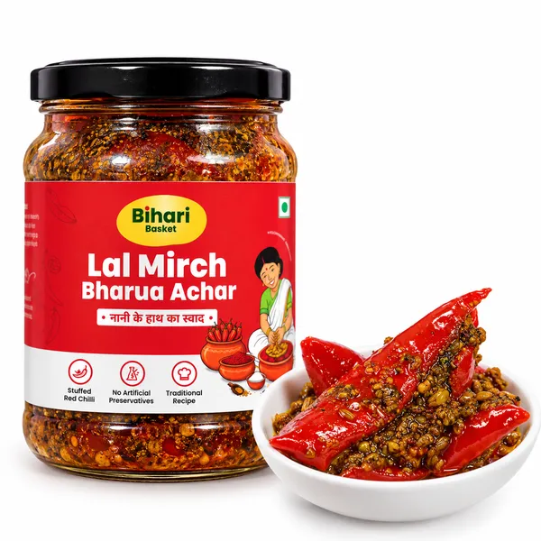 Lal_Mirch_Bharwa_Achar_-_Stuffed_Red_Chilli_Pickle_-_500gm_|_Bihari_Basket