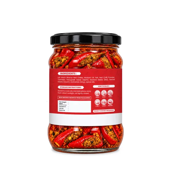 Lal_Mirch_Bharwa_Achar_-_Stuffed_Red_Chilli_Pickle_-_500gm_|_Bihari_Basket