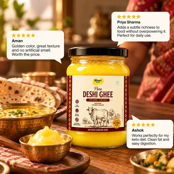 Pure_A2_Desi_Bilona_Cow_Ghee_500ml_|_Pure,_Natural,_and_Healthy_Cow_Ghee_|_Handmade_with_Bilona_Method_|_Bihari_Basket_