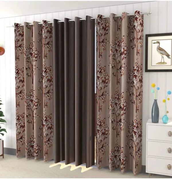 Attractive_Digital_Tree_Jhad_Printed_Polyester_Eyelet_Curtains_Set_Of_3