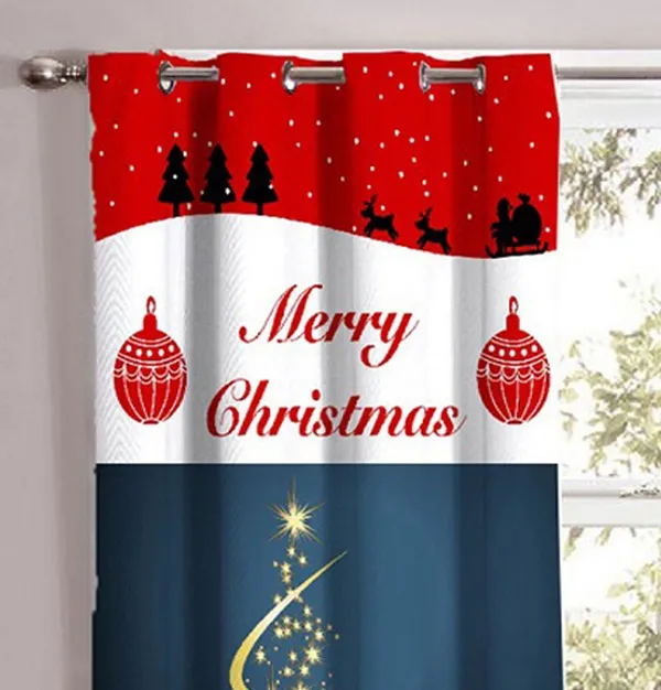 3D_Digital_Christmas_Printed_Polyester_Door_Curtain_Set_Of_2