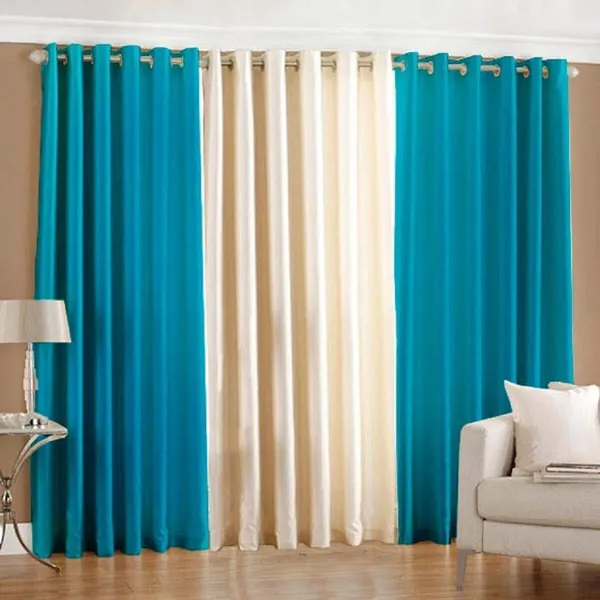 Modern_Plain_Diamond_Crush_Eyelet_100_Polyester_Long_Door_Curtain_Set_Of_3_(4X9Ft)