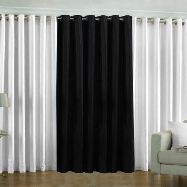 Modern_Plain_Diamond_Crush_Eyelet_100_Polyester_Window_Door_Curtain_Set_Of_3_(4X5Ft)