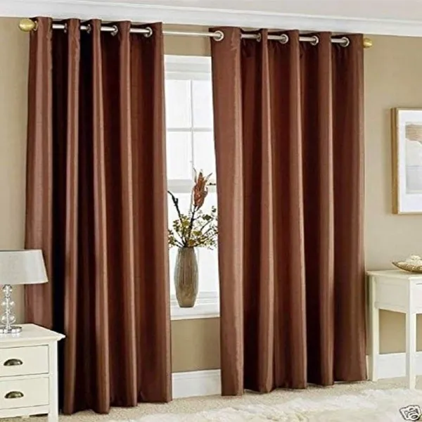 Modern_Plain_Diamond_Crush_Eyelet_100_Polyester_Long_Door_Curtain_Set_Of_2_(4X9Ft)