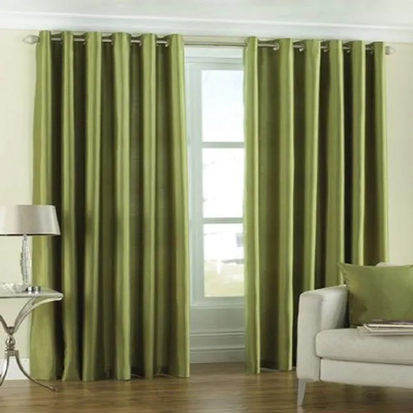 Modern_Plain_Diamond_Crush_Eyelet_100_Polyester_Long_Door_Curtain_Set_Of_2_(4X9Ft)