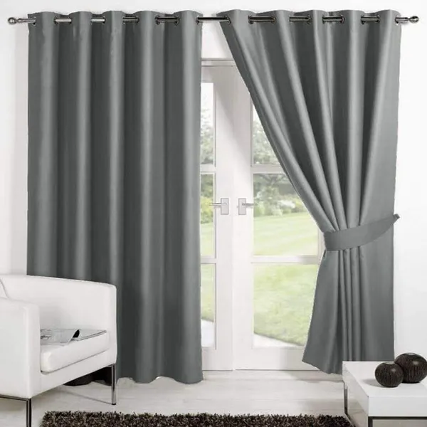 Modern_Plain_Diamond_Crush_Eyelet_100_Polyester_Long_Door_Curtain_Set_Of_2_(4X9Ft)