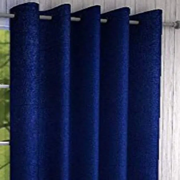 Modern_Plain_Diamond_Crush_Eyelet_100_Polyester_Long_Door_Curtain_Set_Of_2_(4X9Ft)