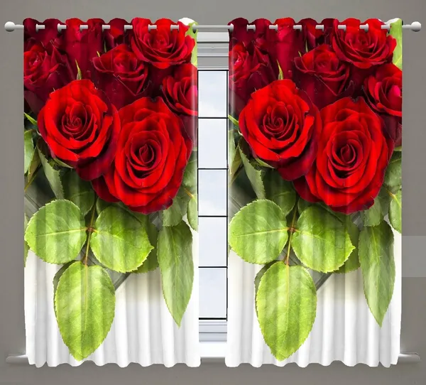 3D_Digital_Floral_Printed_Curtains_For_Bedroom,_Drowning_Room,_Living_Room,_Kitchen_And_Hall_With_Steel_Rings_Pack_Of_1