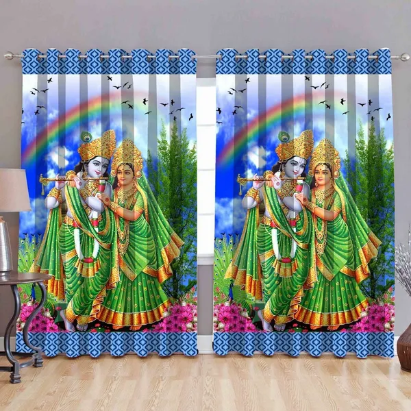 Radha_Krishna_3D_Printed_Temple_Curtains_For_Mandir,_Drowning_Room,_Pooja,_Aarti,_Mandir_Curtain_With_Steel_Rings_Pack_Of_1