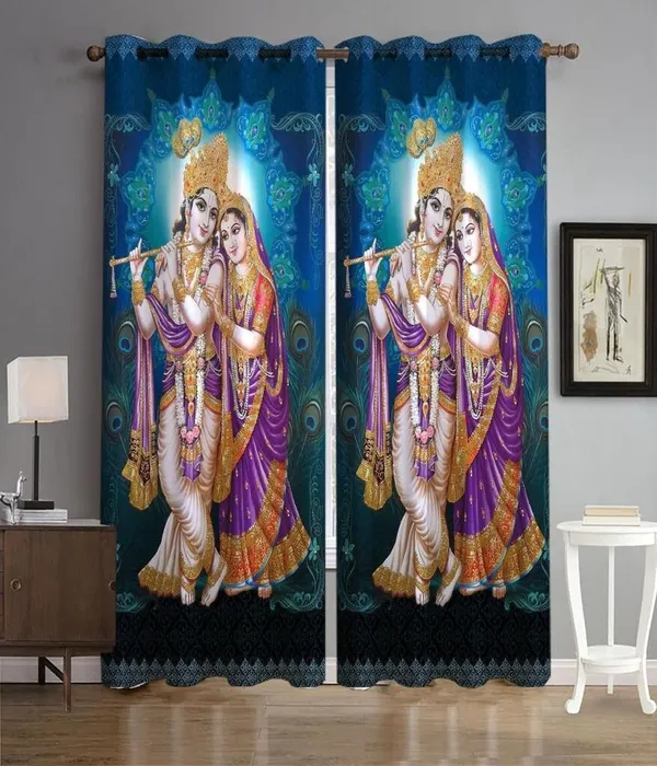 Radha_Krishna_3D_Printed_Temple_Curtains_For_Mandir,_Drowning_Room,_Pooja,_Aarti,_Mandir_Curtain_With_Steel_Rings_Pack_Of_1