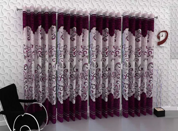 Long_Lasting_Quality_Polyester_Darbar_Panel_Eyelet_Door_Curtains_Pack_Of_4