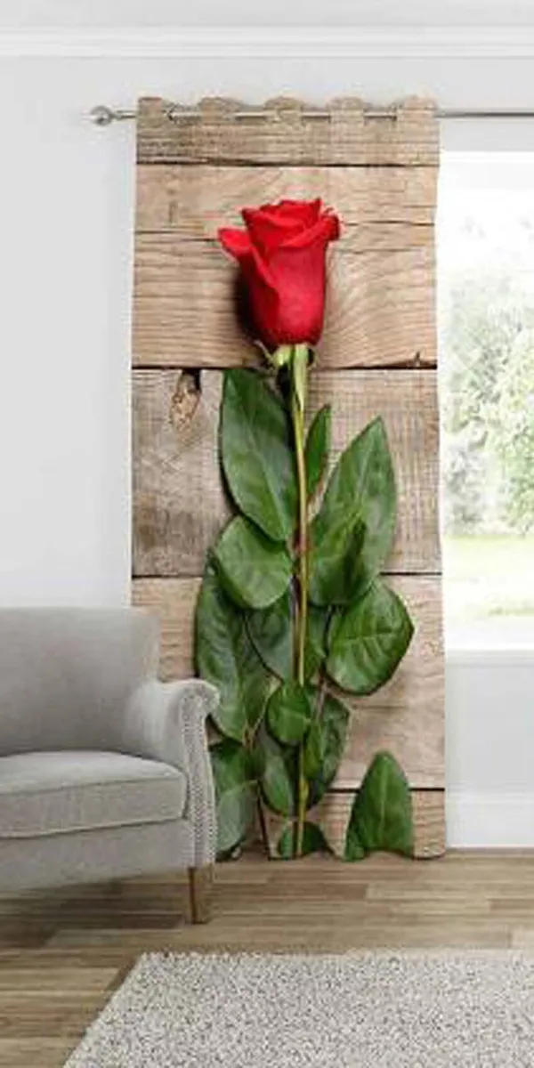 3D_Digital_Rose_Printed_Polyester_Eyelet_Curtain_Set_Of_1