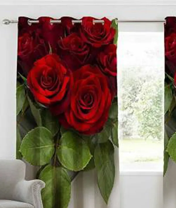 3D_Digital_Rose_Printed_Polyester_Eyelet_Curtain_Set_Of_1