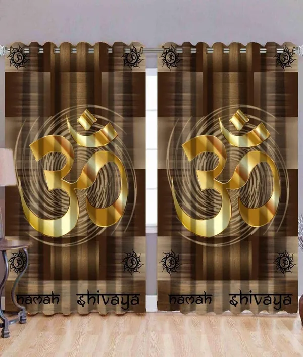 3D_Digital_God_Printed_Polyester_Tample_Door_Curtain_Set_Of_2