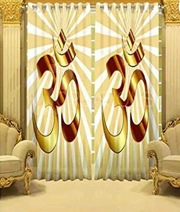 3D_Digital_God_Printed_Polyester_Tample_Door_Curtain_Set_Of_2