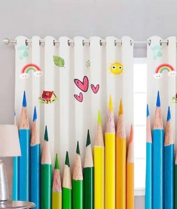 Beautiful_3D_Digital_Pencil_Design_Printed_100%_Heavy_Quality_Polyester_Curtain_Set_Of_2(For_Kids)