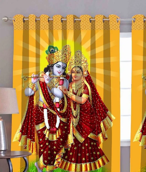 Beautiful_3D_Digital_Radha_Krishna_Printed_100%_Heavy_Quality_Polyester_Curtain_Set_Of_2_(Temple_Curtain)