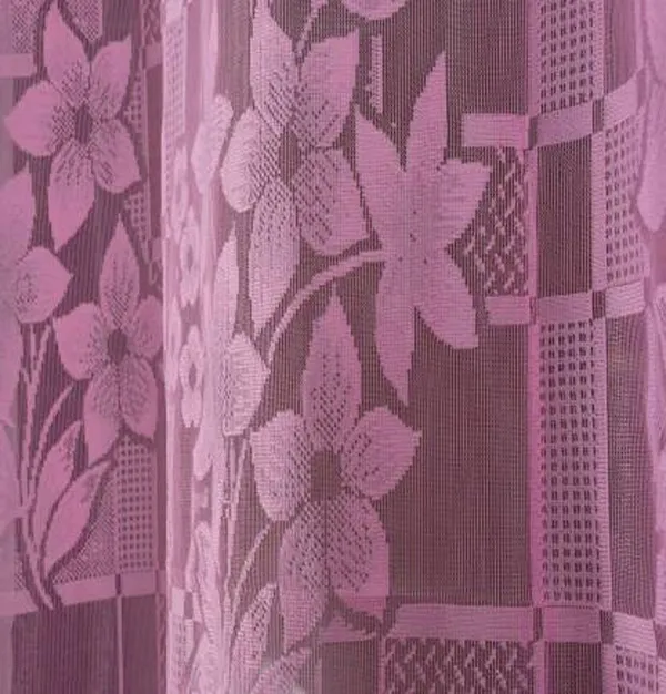 100%_Heavy_Quality_Imported_Floral_Tissue_Net_Fabric_Long_Door_Curtains_Set_Of_2