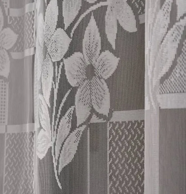 100%_Heavy_Quality_Imported_Floral_Tissue_Net_Fabric_Long_Door_Curtains_Set_Of_2