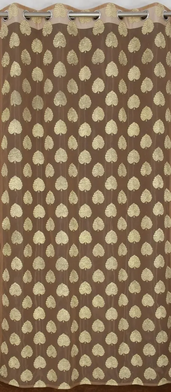 Premium_Tissue_Net_Curtain_With_Rubber_Print_Paan_Patta_Design_Eyelet_Ring_Pack_Of_2