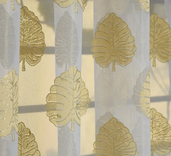 Premium_Tissue_Net_Curtain_With_Rubber_Print_Paan_Patta_Design_Eyelet_Ring_Pack_Of_2