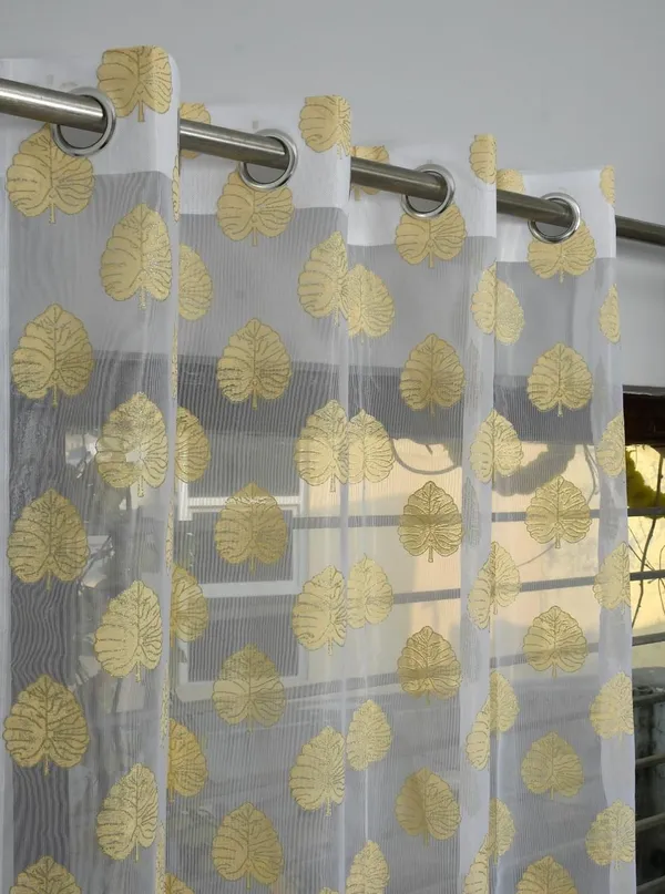 Premium_Tissue_Net_Curtain_With_Rubber_Print_Paan_Patta_Design_Eyelet_Ring_Pack_Of_2