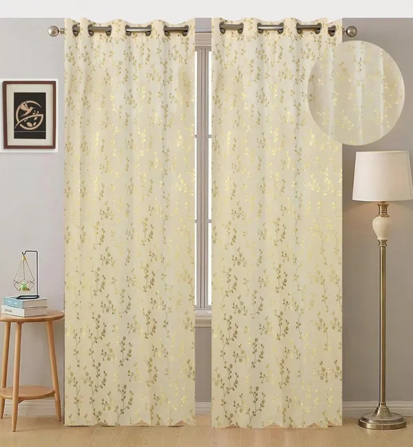 Velvet_Eyelet_Curtain_With_Elegant_Foil_Flower_Print_Pack_Of_2