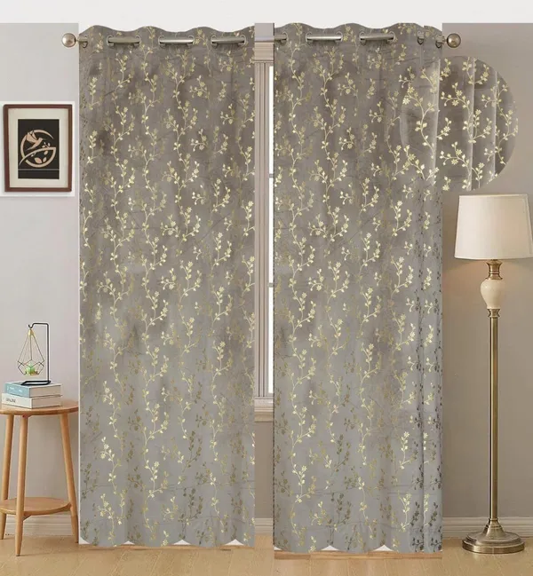 Velvet_Eyelet_Curtain_With_Elegant_Foil_Flower_Print_Pack_Of_2