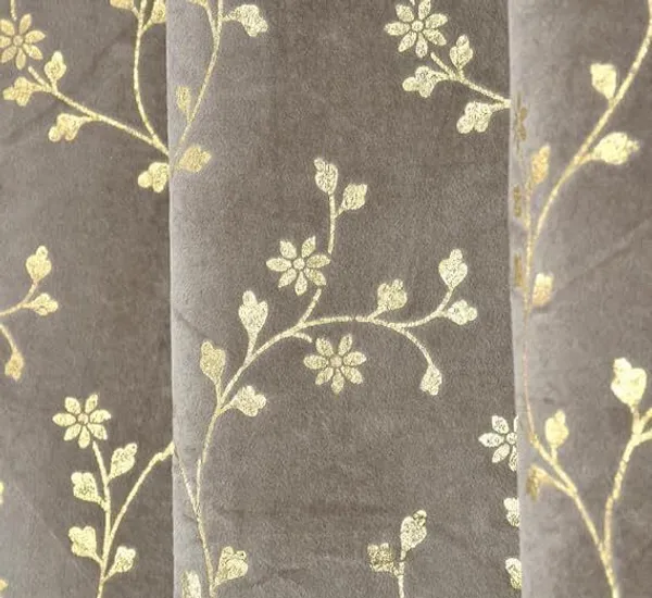 Velvet_Eyelet_Curtain_With_Elegant_Foil_Flower_Print_Pack_Of_2