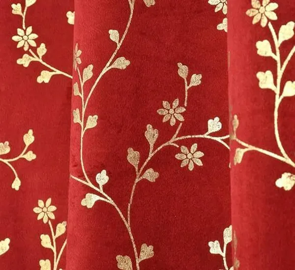 Velvet_Eyelet_Curtain_With_Elegant_Foil_Flower_Print_Pack_Of_2