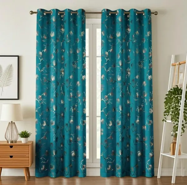 Velvet_Eyelet_Curtain_With_Elegant_Foil_Flower_Print_Pack_Of_2