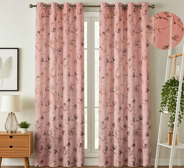 Velvet_Eyelet_Curtain_With_Elegant_Foil_Flower_Print_Pack_Of_2