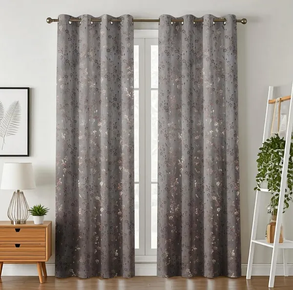 Velvet_Eyelet_Curtain_With_Elegant_Foil_Flower_Print_Pack_Of_2